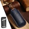 Genuine Leather Car Key Case for GAC Trumpchi GS8/GM8 - Full Coverage Protective Shell