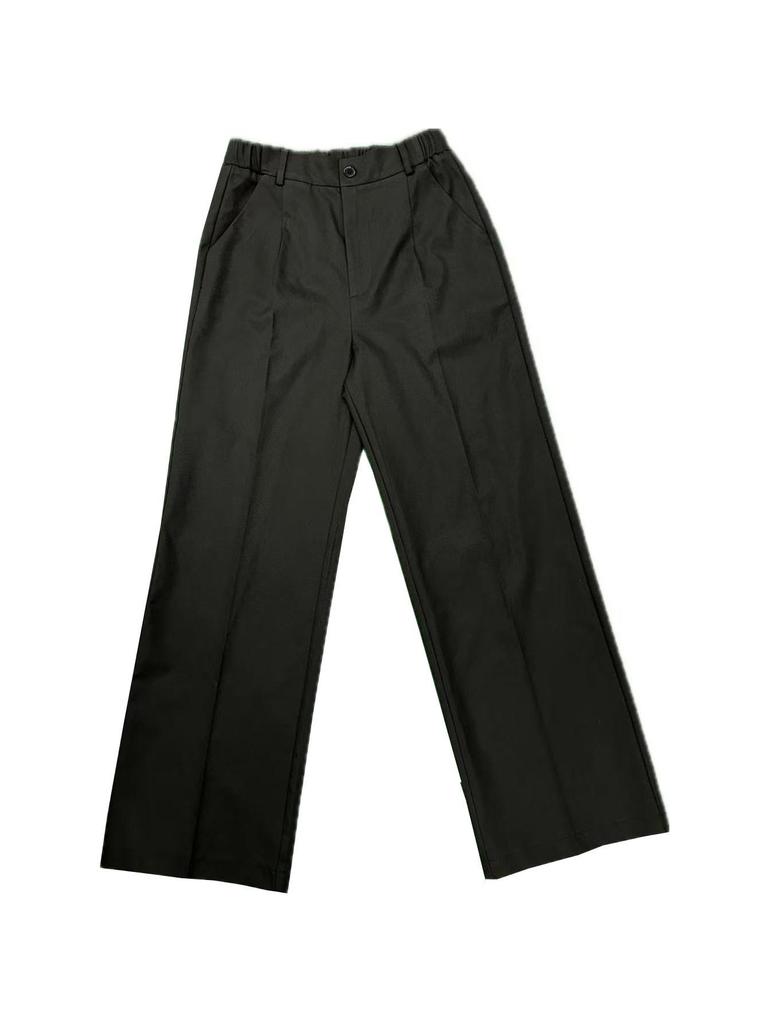 Women's 2026 High-Waisted Drapey Straight Suit Trousers