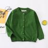 Autumn Girls Clothes Baby Casual Cardigan Solid Open Stitch Boys Soft Coats Children Sweaters Toddler Knit Jackets Full Sleeve