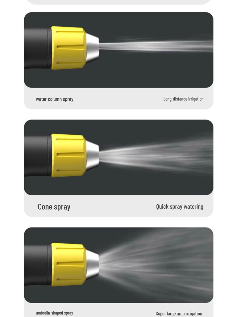 High-Pressure Car Wash Hose: Sun-Resistant, Antifreeze, Telescopic, Multi-Purpose for Car, Courtyard, and Garden Use
