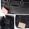 BEVERLY HILLS POLO CLUB Faux Leather School Bag Boston Bag Brown Black High School Girls Boys with Pouch bp002 Beige Water-repellent (Black [23])