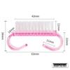 Multi-functional Plastic Nail Art Dust & Gap Cleaning Brush