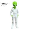 Statua Figurinea Aliena Stampata in 3D con Felpa, Figurinea Verde, Scultura Decorativa da Collezione Stile Street Sci-Fi, Decorazione da Scrivania Sci-Fi