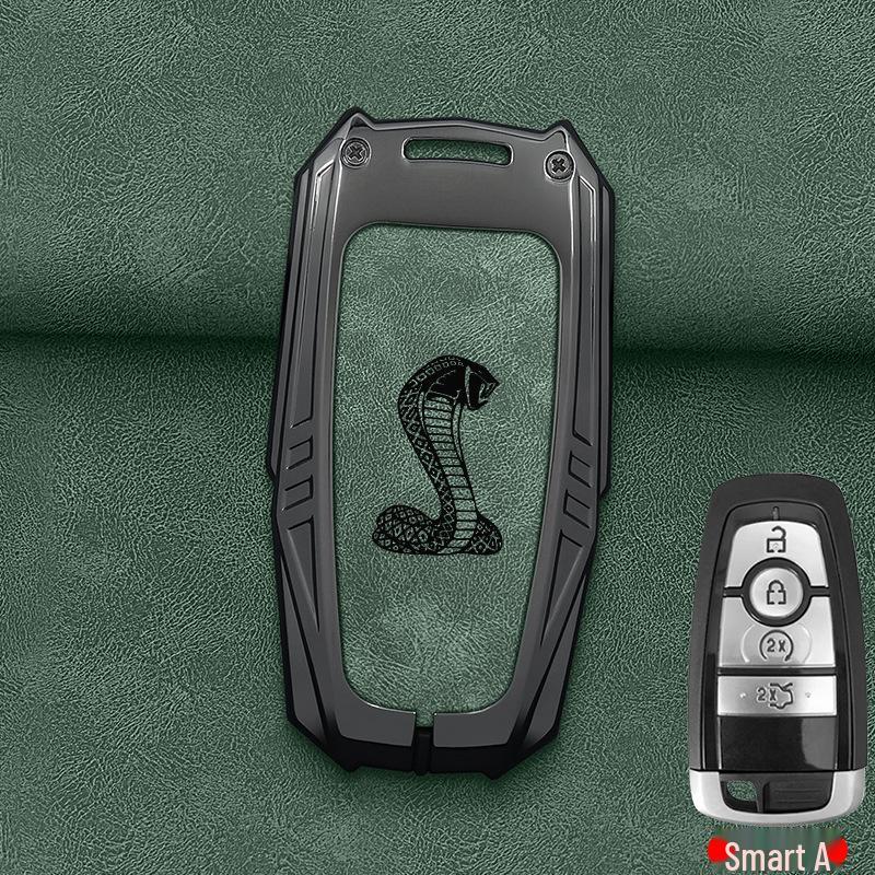 Estojo para Chaves e Óculos Cavalo Elétrico para Ford Mustang Cobra - Concha Protetora e Fivela Unissex
