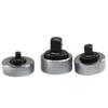 3Pcs Finger Ratchet Set Reversible Thumbwheel  Palm Wrench 1/4 3/8 1/2in Drive Compact Dia 38mm