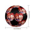 Chucky Indoor Soccer Ball Colorful All Ages Size 5 Machine Stitched PVC Competition Ready Durable High-Bounce