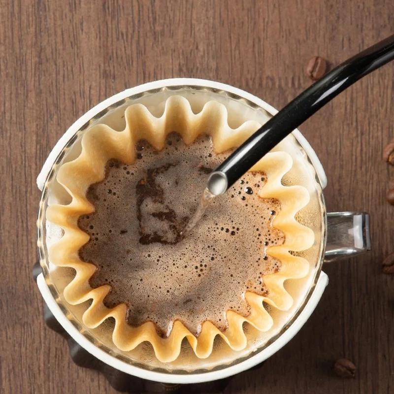 YRP Kaffefiltre 50 Ark 1-2 Kopper 3-4 Kopper Papirfilter #155 #185 Pour Over Kaffedrypper & Wave Dripper Barista Værktøjer