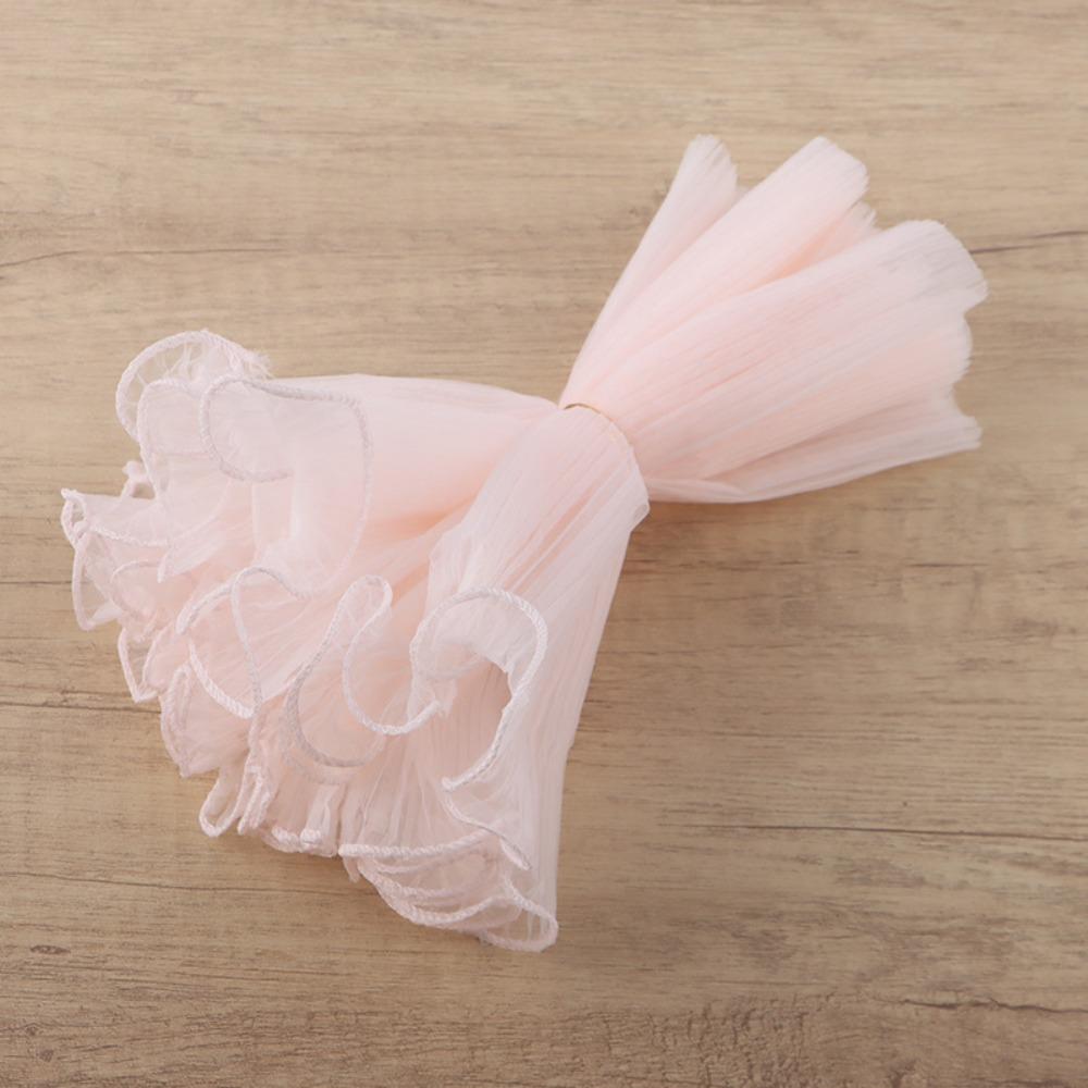 Pearl Lace Net Flower Wrap Paper Lace Mesh Bouquet Packaging Holiday Party Decoration