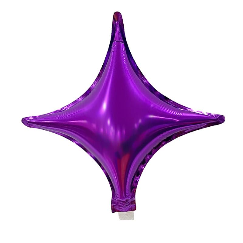 20Pcs10 Inch Multi-Color Square Star Foil Balloons For Birthday Parties Weddings Home Decor Room Background Ceiling Decoration