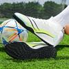 Men's High Top Elastic Sock Mouth Football Boots Rubber Soft Bottom Short Nail Youth Boys Football Shoes