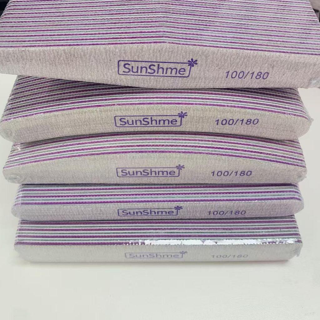 Professional 8080 Double-Sided Reusable Nail File, Washable Nail Art Sand Strip for Nail Technicians