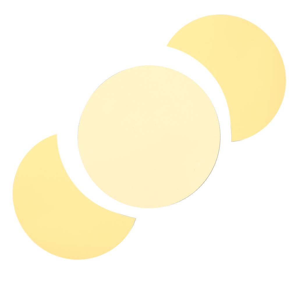 Acrylic Mirror Wall Sticker Sun Half Moon Shape Decorative Background Decal for Home Use