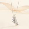 Leaf Necklace for Women Japanese and Korean Simple Student Mori Feather Pendant Clavicle Chain Neck Chain