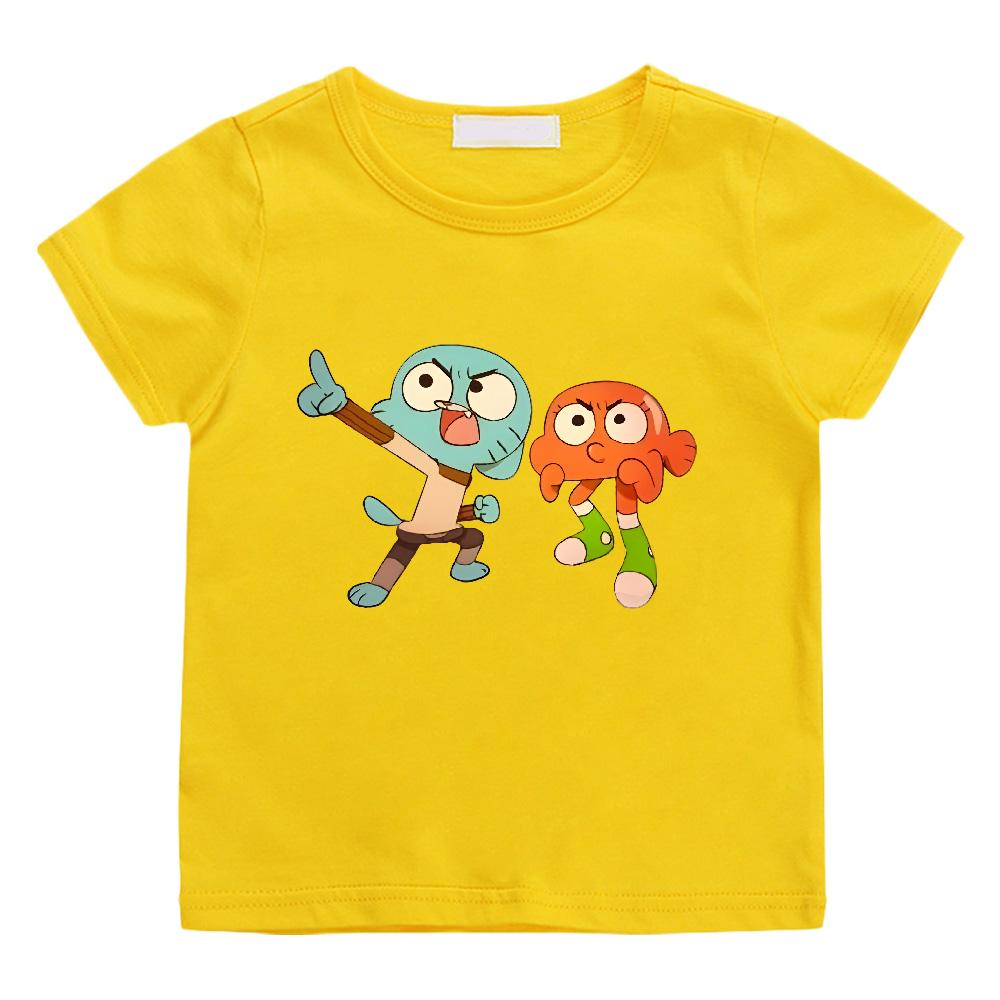 The Wonderfully Weird World of Gumball T Shirt 100%cotton High Quality T Shirts Funny Music Boys Tee Shirt Sirena Clothes Summer Tops Anime T-shirt