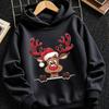 Christmas Autumn/Winter Fashion Casual Hoodie Meets Shirt, Cute Small Animal Print, Comfortable Warm Hoodie