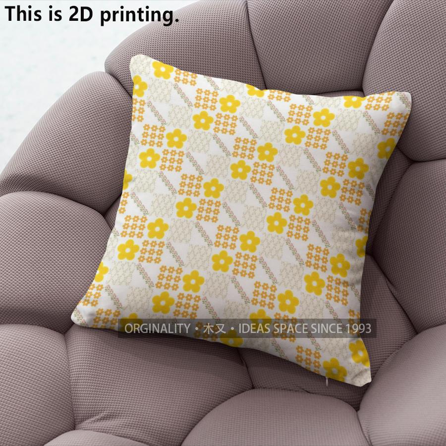 Bohemian Style D Flat Print Pillow Covers Pattern Cushion Cover Suitable For Sofa Bedroom Car Pillow Cover
