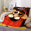 Custom Name Gremlins Theme Printed Blanket - Perfect for Couch, Bed, Travel & Outdoor Use | Machine Washable, Cozy & Durable.