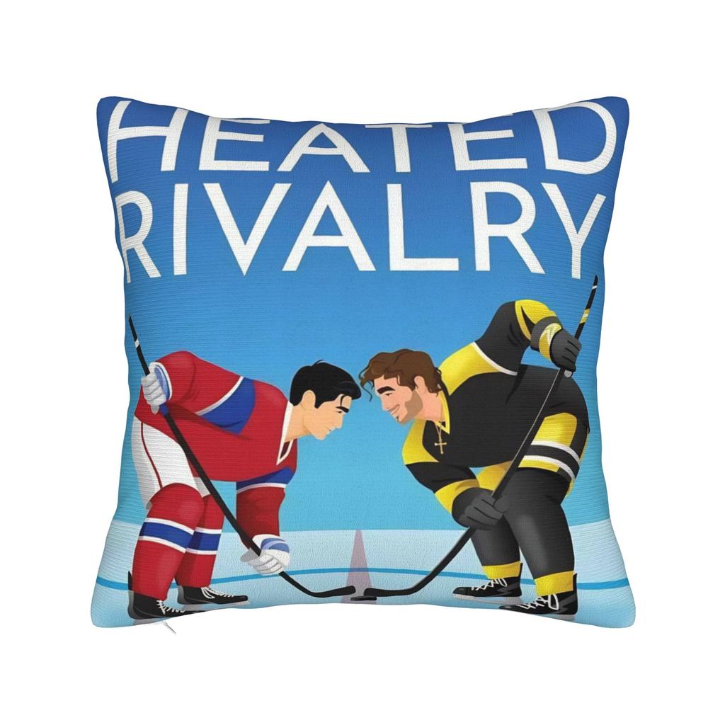 Shane Hollander & Ilya Rozanov Pillowcase Cushion Cover Decorative Heated Rivalry Throw Pillow Case Cover Home Zippered 40*40cm