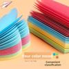 Cute Korean Style Sticky Notes, 100 Sheets Creative Fun Shapes Memo Pads, Reusable Adhesive Notes for Students School Office