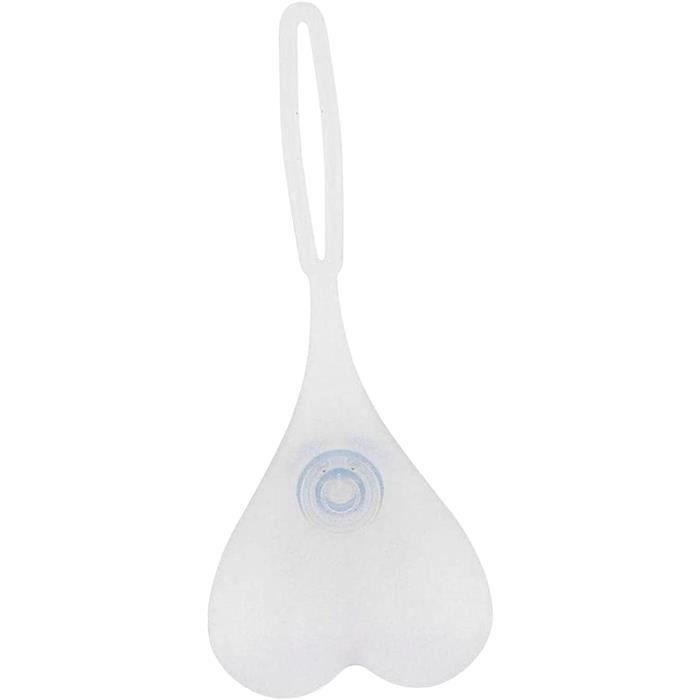 Feu arrière de vélo - Coeur - Silicone étanche - 2 modes - Rouge - Mixte