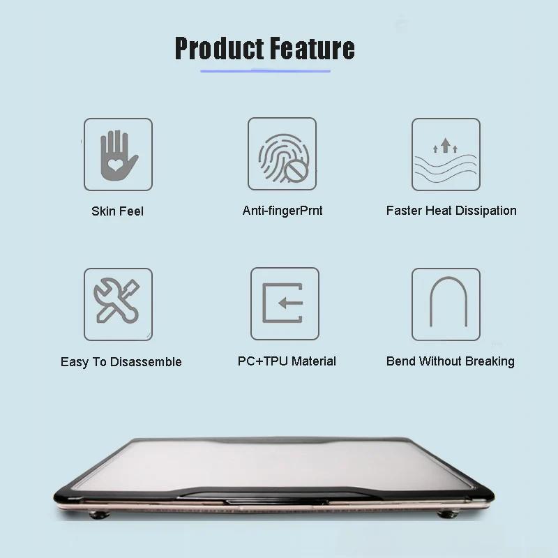 For Macbook Air 13 M1 Chip A2337 Case Laptop Cover For New Macbook Air 13.3 A1932 A2179 A2337 Replace Cases Capa