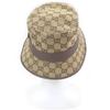 Excellent GUCCI Hat GG Canvas Bucket Beige Cotton Mens 576587 Used