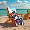 1pc UFO Robot Grendizer5 Beach Towel, Comfortable and Thick, and Swimming/Bath/Picnic/Camping Towel, Suitable for Seaside Beaches