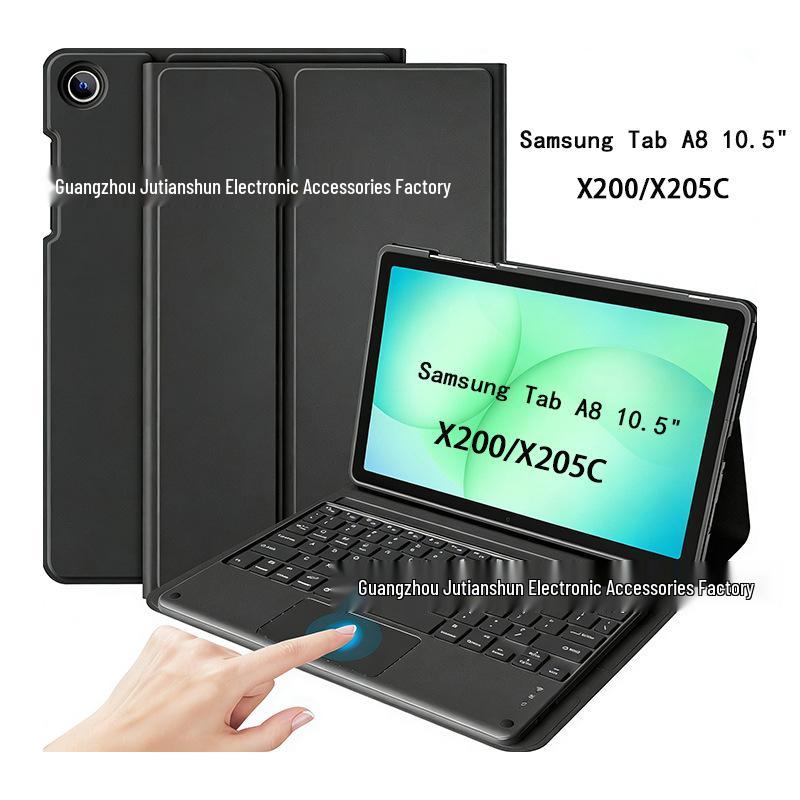 Samsung A8 Tablet Bluetooth Keyboard Case X200 - Detachable Silicone Soft Shell 10.5"