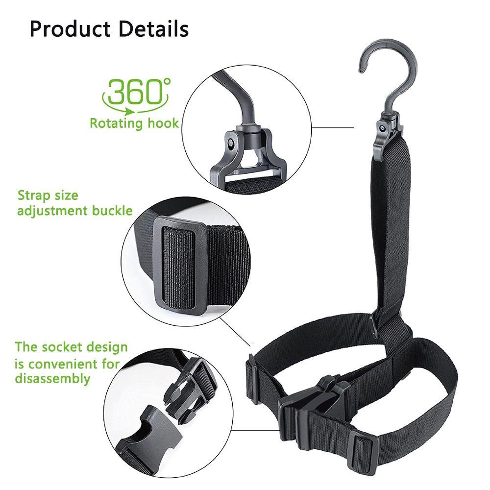 Hanger Drying Belt Fishing Boots Storage Fishing Wader Boots Hanger Wader Boots Adjustable Strap