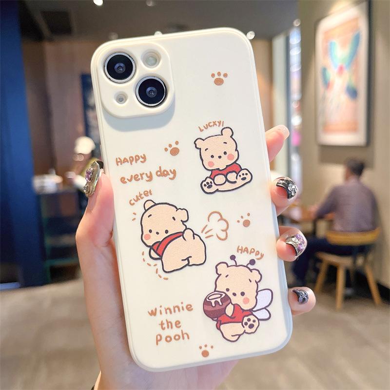 Cute Farting Pooh Applies To VIVOiqoo13 Mobile Phone Case Y300i Silicone X200 Personality S20 Couple Y33T