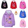 5041 Kpop Rumi Zoey Mira Print Kids Girls Hoodies Long Sleeves Velvet Warm Winter Hoodie