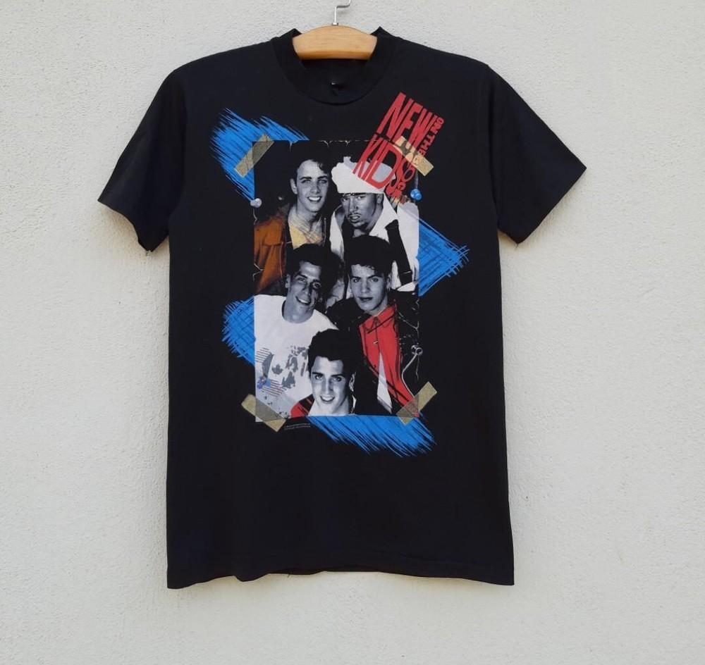 

1990 New Kids On The Block Black Men All Size Shirt Gift Family FN501 Unisex T-Shirt L