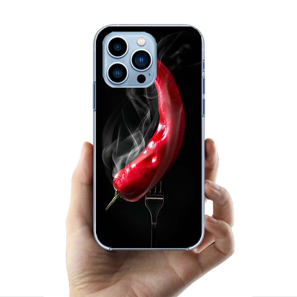 Taste The Flavor of Chili Peppers Cases Phone Case For Iphone 17E 16E 17 Air 16 Pro Max 15 Pro 14 Plus 11 13 12 Mini Cover Cases