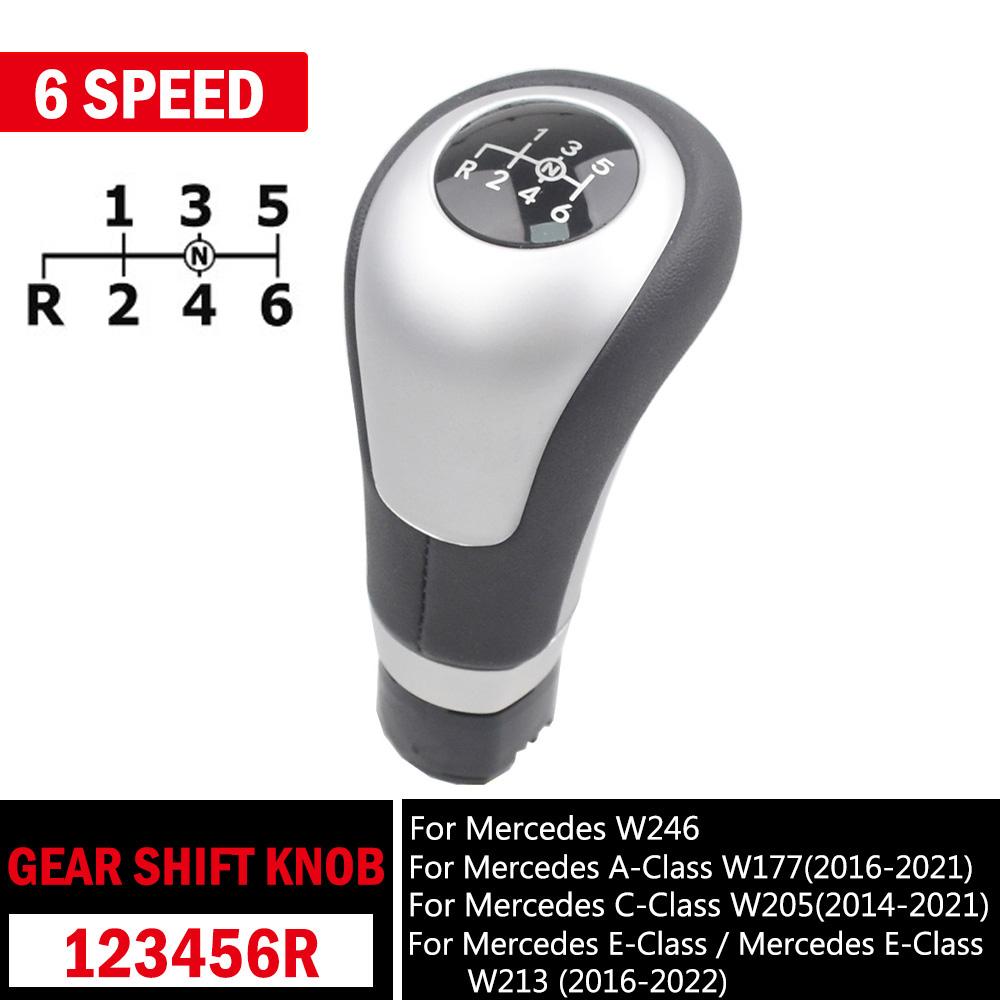 Gear Shift Knob Lever Change Gearbox Shifter for Mercedes Benz A W176 B W246 2012-2018