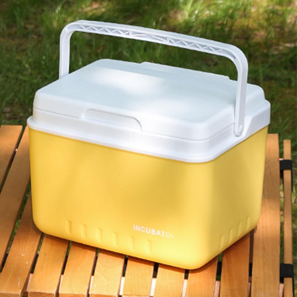 6L Camping Cooler Box Multipurpose Portable Ice Bucket Outdoor Hard Cooler for Camping Picnic Beach Drink Beverage Fishing