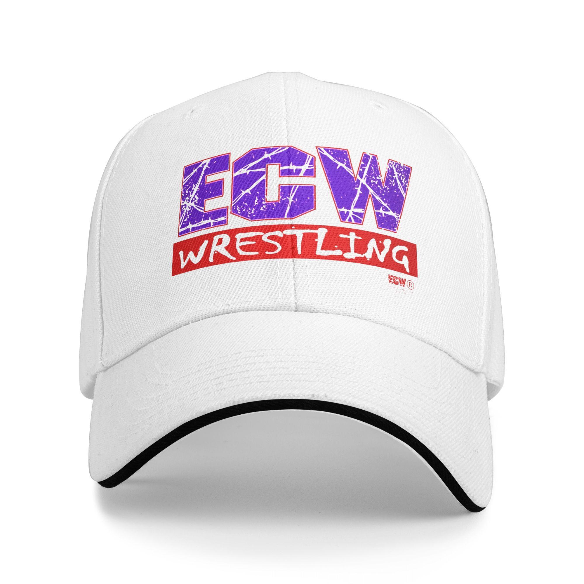 Yiran Dayang Hat Women's Ecw Hardcore Wrestling Baseball Cap Running Hippie Sunscreen Trucker Hat Men Adult Classic Print Snapback Cap Cm