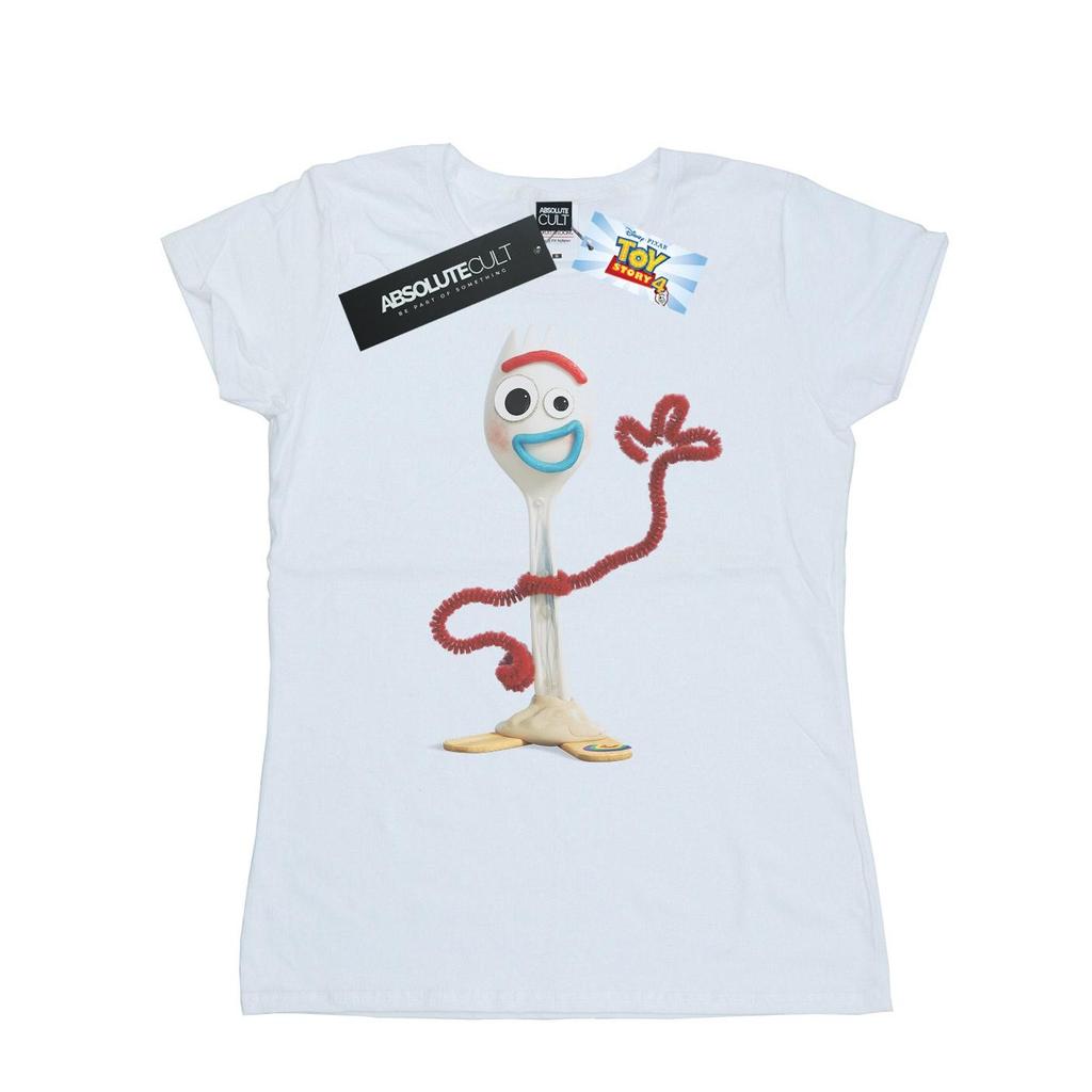 Disney Womens/Ladies Toy Story 4 Forky Cotton T-Shirt