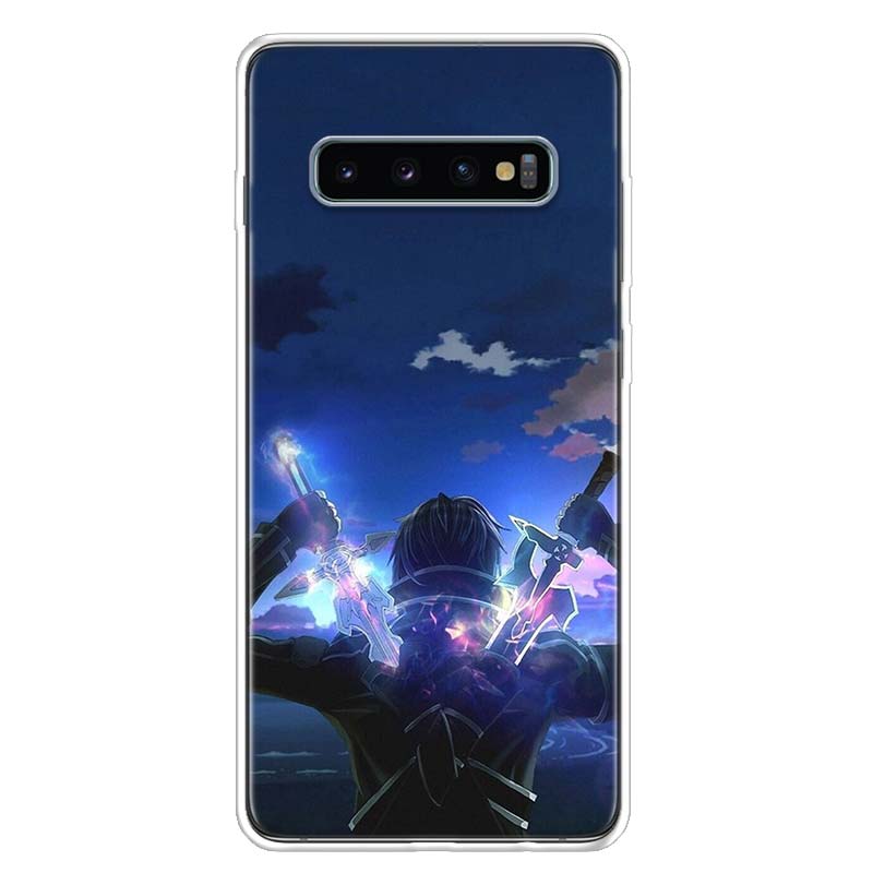 Sword Art Online kirito and asuna For Samsung Galaxy S25 S24 S23 S22 Ultra Phone Case S21 Plus S20 FE S10 + S25Edge Fundas Cover