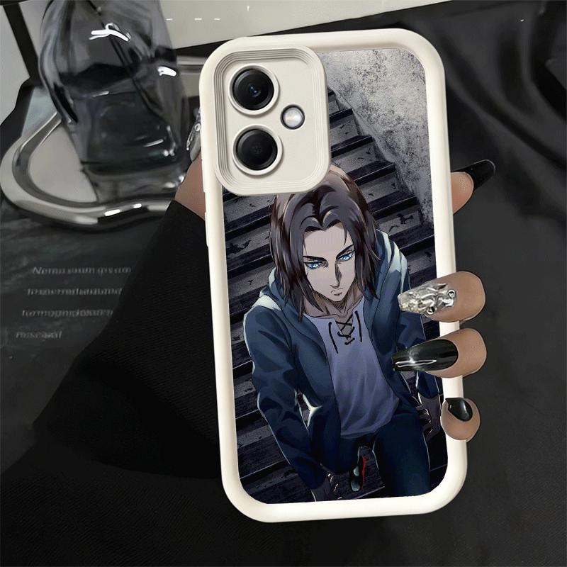 Phone Case for Xiaomi Redmi Note 15 14 13 Pro Plus A-Attack On T-Titan Eren Yeager Shell 12S 11 11S 11T 5G 14S Soft Silicone Fun
