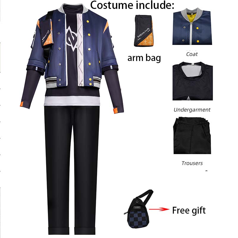 

Wise Cosplay Costume Game Zenles Zone Zero Men Zzz Wise Outfits Role Play Uniform For Halloween Party Comic Con S