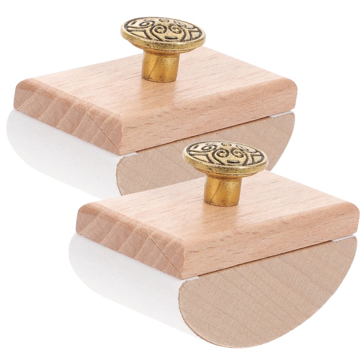 

EXCEART Ink Wooden Compatible with Blotting 5 x x Lightweight and Ideal for Fountain and Antique Desk Accessories Handle Blotters, 2-Piece Rocker-Type