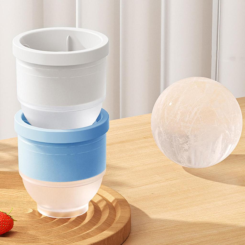 1PC Bar Whiskey Round Ice Cubes Maker Silicone Large Ball Shape Spherical Ice Cubes Mould Machine Quick Freezer Kitchen Gadgets