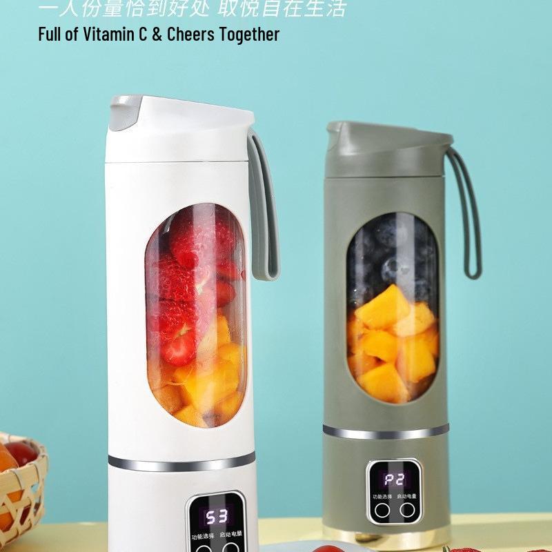 Vaso Juicer y Triturador de Hielo Portátil con Carga USB para Viajes al Aire Libre