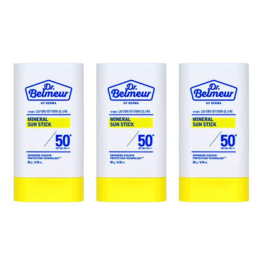 

Доктор. Belmeur UV Derma Неорганический солнцезащитный карандаш 20 г 3 шт.