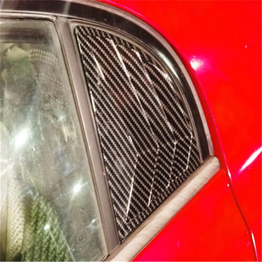 Osłona żaluzji bocznej szyby samochodu z włókna węglowego dla HONDA Civic 2006-2011