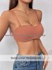 Bandeau Anti-Dérapant Sans Bretelles Exclusif Transfrontalier: Soutien-gorge sans fil, invisible et sans coutures