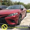 Front Hood Engine Cover Trim For Toyota Camry XV70 LE XLE 2017-  Carbon Fiber Car Upper Racing Grille Strip Accessories