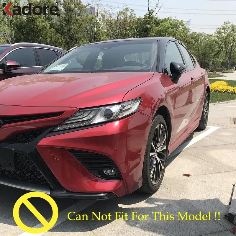 Front Hood Engine Cover Trim For Toyota Camry XV70 LE XLE 2017-  Carbon Fiber Car Upper Racing Grille Strip Accessories