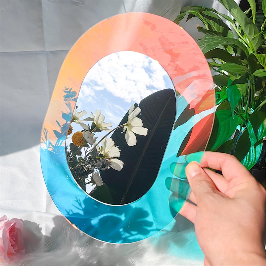 Modern Decorative Geometry Acrylic Mirror Tiles Mirror Wall Stickers for Living Room Decoration Bedroom or Living Room