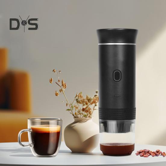 Portable Electric Espresso Machine Coffee Machine Touch Operation 15bar Pump Pressure USB Rechargeable Wireless Coffee Machine